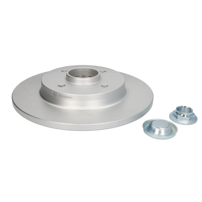 Imagen de DELPHI BG9053RSC Disco de freno 268 12 4 macizo revestido sin procesar con cojinete rueda, anillo sensor ABS CITROËN: C4 I Grand Picasso