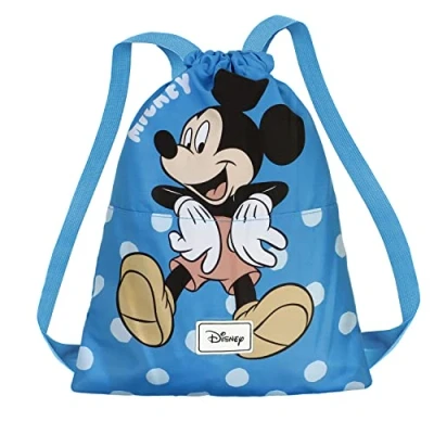 Imagen de Disney Mickey Mouse Rest Saco de Cuerdas Joy, Azul, 26.5 x 34 cm