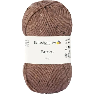 Imagen de Schachenmayr Bravo, 50G Holz Tweed Hilos para Tejer A Mano