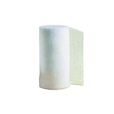 Imagen de GIMA Venda de Gasa Hidrofílica Bordeada 20 Hilos, 100% Algodón Absorbente Candido, Borde con Dobladillo, Sin Látex, Tamaño 3.5 m x 7 cm, caja 10 rollos