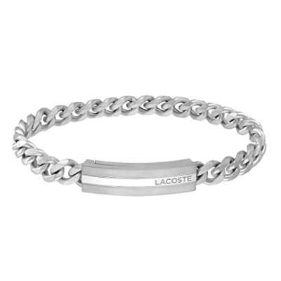 Imagen de Lacoste Adventurer Bracelet Pulsera silvercoloured, Hombre, Talla: One Size, Silver coloured