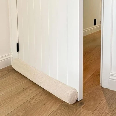 Imagen de Rori burlete magnético para puertas de 80 cm, peluche puerta, color beige, tope tracción y ruido, redondo, varios tamaños colores