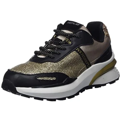 Imagen de Replay Athena Jr, Zapatillas Niñas, 006black Gold, 28 EU
