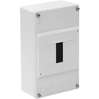 Imagen de Solera 699B Caja para ICP De 1 a 4 elementos y hasta 40A. 115x188x55. Color blanco. Superficie.