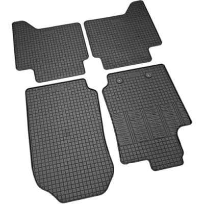 Imagen de AutoStyle CK RFO01 Juego de alfombrillas suelo caucho macizo delante y detrás 4 negro FORD: Ranger Mk3