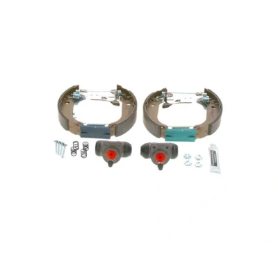 Imagen de BOSCH 0 204 114 127 Kit frenos, disco de tambor con accesorios, cilindro freno rueda PEUGEOT: 206 Hatchback, Furgón