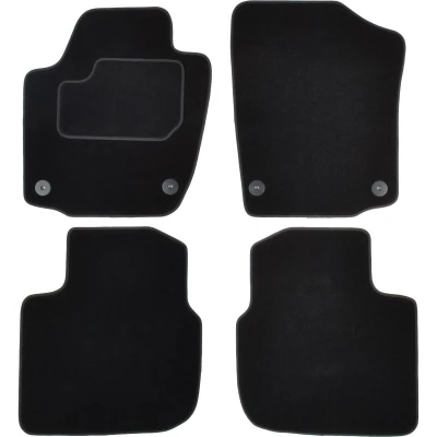 Imagen de MAMMOOTH A041 SKO90 PRM 01 Juego de alfombrillas suelo textil delante y detrás 4 negro SKODA: Rapid Spaceback