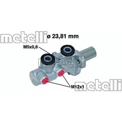 Imagen de METELLI 05 0746 Cilindro Maestro de Freno 23,81 Aluminio MINI: Hatchback, Countryman