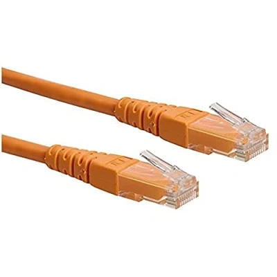 Imagen de Roline Utp Patch Cord, Cat.6, Orange 1.0m Cables De Red