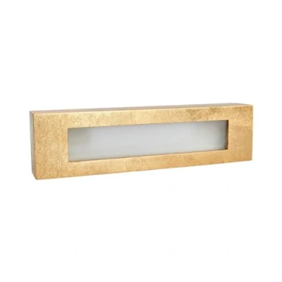 Imagen de Lámpara de pared &#039;Emina&#039; (Moderno) en Dorado hecho Cerámica, Arcilla, Yeso e.o. para Salón &amp; Comedor (2 llamas, E14) Lindby aplique