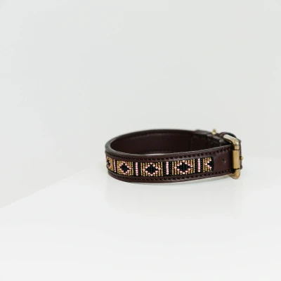 Imagen de Kentucky Dog Collar Handmade pearls