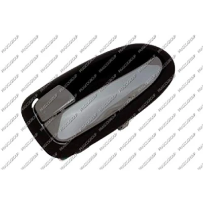 Imagen de PRASCO HN7158606 Manecilla de Puerta interior, Atrás izquierda, Delante, izquierda cromo/negro HYUNDAI: Matrix