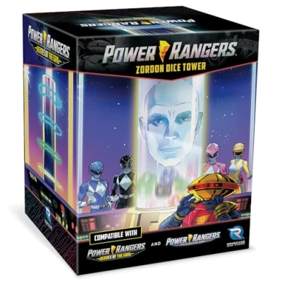 Imagen de Renegade Games Studios Power Rangers Zordon Torre de dados y pantalla GM, compatible con juegos rol Rangers: Heroes of The Grid, accesorio juego, Game