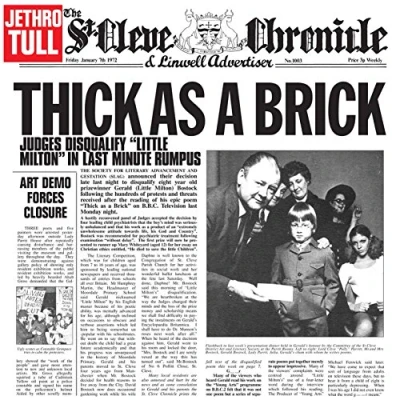 Imagen de Thick As A Brick [Vinilo]