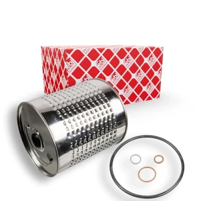 Imagen de FEBI BILSTEIN 170928 Filtro de aceite con junta anular Cartucho filtrante MERCEDES BENZ: Heckflosse, T2/L Furgón / Familiar