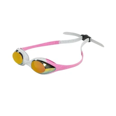 Imagen de arena Spider Junior Mirror Gafas de Natación para Niños, con Lentes Espejo Antiempañamiento, Protección UV, Puente Nasal Autoajustable, Juntas Silicona Hipoalergénicas