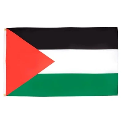 Imagen de AZ FLAG Bandera Palestina 150x90 cm 100% Poliéster Con Ojales de Metal integrados 110g Colores Vivos Y Resistente A La Decoloración