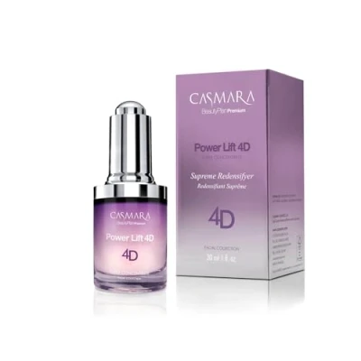 Imagen de Casmara, POWER LIFT 4D, 30 ml. Redensificador supremo con potente fórmula reafirmante antiedad que redefine los contornos faciales