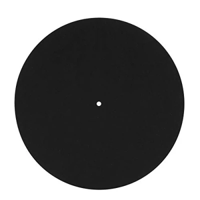 Imagen de 2 Piezas de 12 Pulgadas, Tocadiscos Vinilo Fieltro Suave, Placa giratoria, Almohadilla Antideslizante antiestática, Protectora antiestática Ultrafina para giratoria