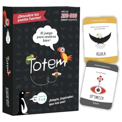 Imagen de Totem El Juego de Sentirse Bien Cartas Terapia y Team Building para Niños, Adultos Familias, Ideal Consejería, Mindfulness Autoestima (Edición Original en español)