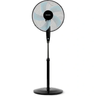 Imagen de Grunkel Ventilador de Pie FAN 165RNG 16&quot; con 3 Velocidades, Altura Regulable Base en Forma Redonda 40cm Diámetro 50W Blanco