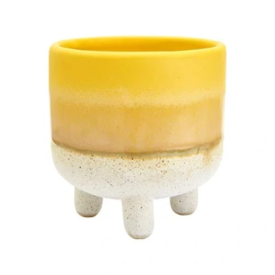 Imagen de Sass &amp; Belle Mojave Glaze Yellow Planter