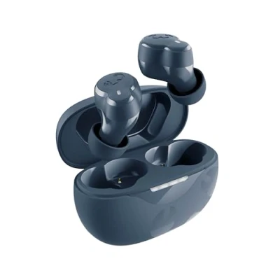 Imagen de Fresh &#039;n Rebel Twins Breez True Wireless Auriculares Bluetooth Ultra Compacto Cómodo Llamadas 5.4 Control de Botón Clic 30 Horas (Azul Acero )