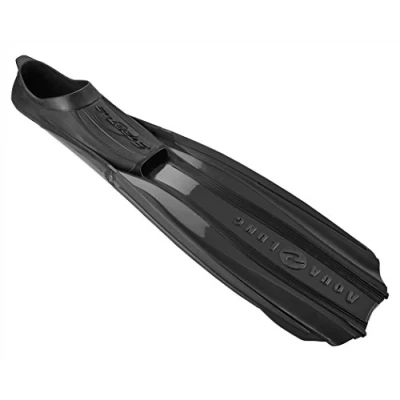 Imagen de Aqua Lung Stratos 3, Aletas Buceo para Unisex Adulto, Sin Escarpín Un Máximo Rendimiento Hidrodinámico, Suelas Adherentes, Bueno Agarre, Óptimos Bucear, Negro, 46/47