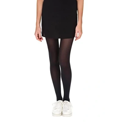 Imagen de Dim Panti Negro Opaco Aterciopelado Especial Baskets 50D Mujer x1, Negro, S M