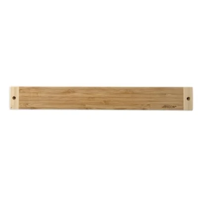 Imagen de Arcos Soportes Magnéticos Soporte Magnético para Cuchillos Hecho de Bambú 450 x 45 mm Color Gris y Negro