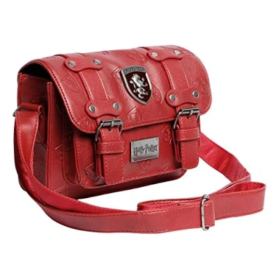 Imagen de Harry Potter Emblem Bolso Satchel, Burdeos, 20 x 15 cm