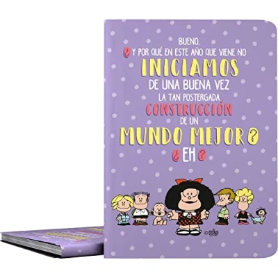 Imagen de Grafoplás Carpeta de 30 Fundas Transparentes, A4, Tapas Polipropileno, Esperanza, Mafalda