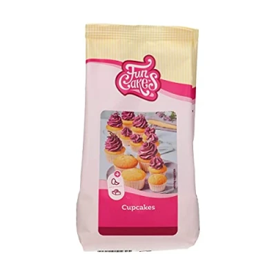 Imagen de FunCakes Preparado para Cupcakes: Fácil de Usar, Cupcakes Perfectamente Uniformes, Mini o Pasteles, Sabor a Vainilla, Calidad Pastelería, Halal. 500 G. g