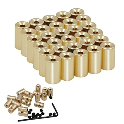 Imagen de EuTengHao 30 Piezas Pin Keepers Locks Backs cierre de bloqueo Keeper (9 mm x 5,5 mm, plata), reemplazo perfecto para Disney Lock