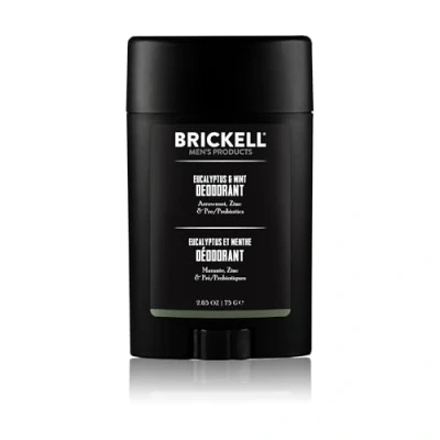 Imagen de Brickell Men&#039;s Products Desodorante natural para hombres, y orgánico, sin aluminio, alcohol ni bicarbonato de sodio, 78 ml (Eucalipto menta)