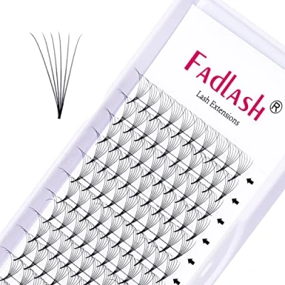 Imagen de Volumen Ruso 6D 0.07mm C Curl 11mm Prefabricados Extensiones de Pestañas Volume Lashes Extension