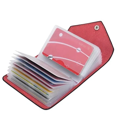Imagen de IHIGOGOFA Tarjeteros para Tarjetas de Credito Mujer y Hombre 20 Ranuras