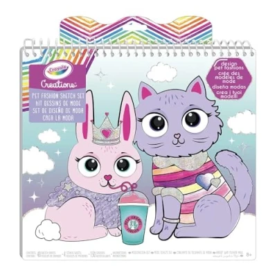 Imagen de CRAYOLA Creations Set de Dibujo Crea la Moda tus Cachorritos, Actividad Creativa y Regalo para Niñas, a partir 8 años, 04 1173