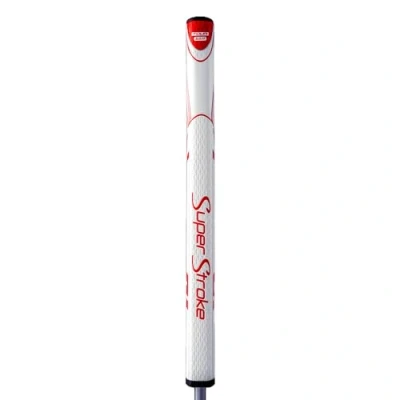 Imagen de Superstroke Zenergy 3.0 Empuñadura para putter (43.2 cm), color blanco y rojo