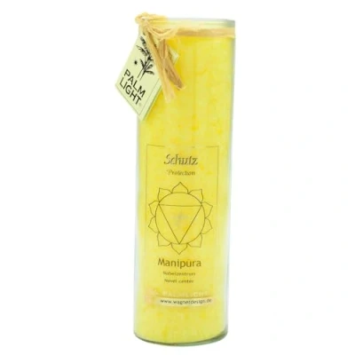 Imagen de Palm Light 4041678000790 Vela de Manipura Chakra, Aprox. 100 Horas combustión, 20 cm, Amarillo