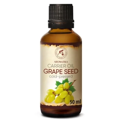 Imagen de Aceite de Semilla Uva 50ml Vitis Vinifera Prensado en Frío Vegetal Base Portador para la Piel Cuidado del Cabello