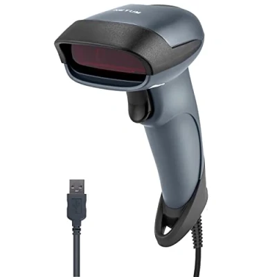 Imagen de NETUM Handheld Laser Barcode Scanner 1D Lector de Escáner Código Barras con Cable USB Aplicaciones en supermercados, farmacias, panaderías, bibliotecas, Tiendas, NT M1