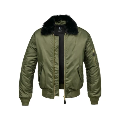 Imagen de Brandit MA2 Collar Chaqueta de invierno, Hombre, Talla: Large, Olive