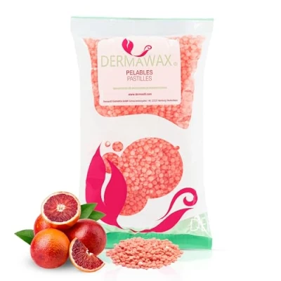 Imagen de Cera Hipoalergénica Dermawax Crystal Orange: Solución Perfecta para la Depilación Suave en Pieles Sensibles, Ideal Cuerpo, Cara y Zona Íntima 800g