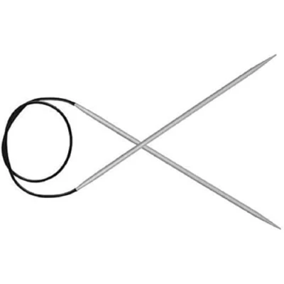 Imagen de KnitPro Basix (60cm, 3.00mm) Agujas Circulares de Aluminio 1 Unidad