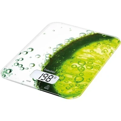 Imagen de Beurer KS 19 Fresh Balanza de cocina, báscula digital para cocinar, con función pesaje tara, funcionamiento botón táctil, capacidad carga 5 kg