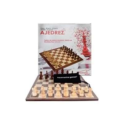 Imagen de Aquamarine Games Tablero y Piezas en Madera (Compudid CP103111), Multicolor, NO Value