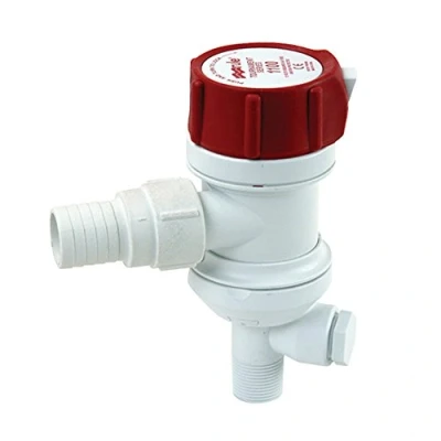 Imagen de Rule Bomba Livewell/Baitwell 403FC, serie de torneos, cartucho motor extraíble, 800 GPH, 12 voltios, blanco/rojo