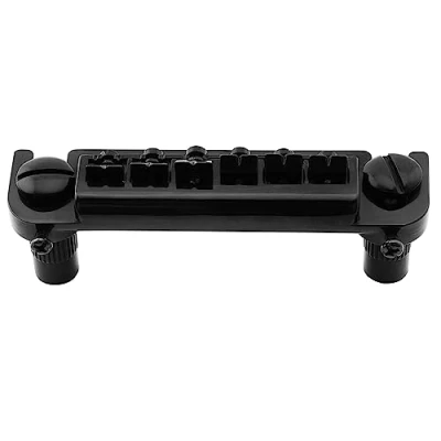 Imagen de Musiclily Pro 52,5mm Estilo Badass Ajustable Puente Wraparound para Guitarra Epiphone Les Paul Junior LP Style, Negro