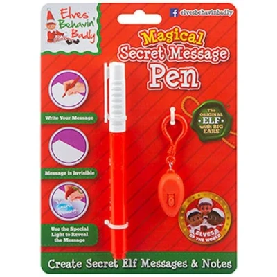 Imagen de Elves Behavin&#039; Badly Bolígrafo con Mensaje Secreto de Mágica ¡Crea Notas Secretas Elfos!